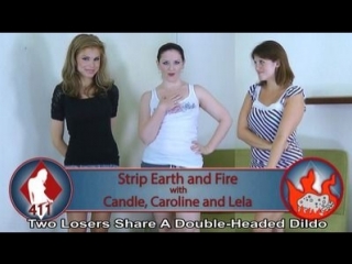 411. earth and fire for stripping with candle, caroline and lila (hd-quality)