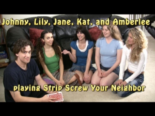 076. johnny, lily, jane, kat and emmberly play a substitute for undressing (hd-quality)