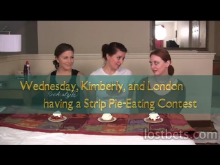 049. wensdi, kimberly, london play the eating of pieces for undressing