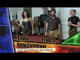 134. gloval cutting up for stripping with zayda, franko and julie (hd-quality)