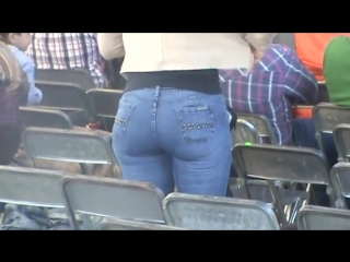 ass in the jeans at the stadium